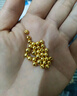 金小貅转运珠黄金串珠配件999足金金珠硬金古法配珠光面隔珠圆形散珠 2g,4mm古法-10颗【重版】 实拍图