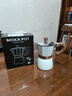 天喜（TIANXI）摩卡壶家用意式煮咖啡器具手磨咖啡机手冲浓缩萃取户外咖啡壶 【轻奢木把】乳白色 150ml 实拍图