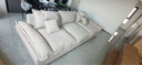 耶尔帆船沙发客厅2025新款中古风可移动靠背云朵棉麻雪尼尔沙发 3.2米多人位 雪尼尔1.2M宽固定坐深乳胶坐垫 实拍图