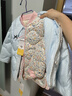 巴拉巴拉儿童羽绒服三防衣服轻薄棒球领外套男女童装秋冬装碎花萌 甜美小碎花00387-白鸭绒 110 （充绒量37g） 实拍图
