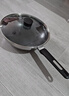 九阳（Joyoung）炒锅304不锈钢蜂窝不粘炒锅炒菜锅平底煎锅家用不挑炉灶30cm 实拍图