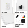 得力（deli）120*90cm白板写字板 白板+绿板支架式办公会议室双面移动画板白绿板儿童学习移动小黑板家用教学 实拍图