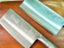 十八子作专业中式厨刀 复合钢菜刀厨师刀切片刀 名厨1号大号桑刀TP03-1 实拍图