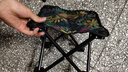 爆品椅子板凳小椅子户外钓椅马扎钓鱼便捷多功能超轻四角凳子马扎 户外小马扎-枫叶蓝色 实拍图