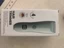 婴儿静音防水理发器婴儿理发器宝宝剪发器儿童电动防水理发器器电动推剪婴童剃头神器 雾茵绿便携装送大礼包+全钢平剪 实拍图