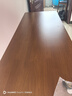 华舟实木书桌简约小户型家用写字桌台式电脑桌卧室学习桌 1.4米胡桃色 实拍图
