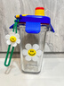 Glasslock&wigglewiggle联名款卡通印花玻璃水杯家用手提新款杯子花朵380ml 实拍图