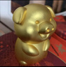 铜师傅 《金韵天成十二生肖》真金鎏镀铜摆件 家居装饰工艺品 十二生肖之猪 实拍图
