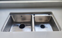 欧琳（OULIN）厨房水槽水盆304不锈钢洗菜盆洗碗池大双槽台盆洗菜池左右可选 实拍图