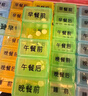Daisy Leaf特大一周49格早中晚饭前饭后分药盒一日七餐老人大容量药品收纳盒 实拍图