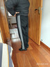 啄木鸟（TUCANO）休闲裤女士棉质舒适时尚百搭直筒显瘦运动长裤子女装 黑色 L 实拍图