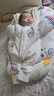 bebebus婴儿睡袋春秋冬儿童恒温分腿连体睡衣宝宝四季通用防踢被夹棉S码 实拍图