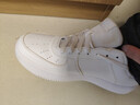 特步情侣男女板鞋小白鞋空军一号冬季革面保暖运动板鞋休闲鞋 实拍图