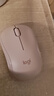 罗技（Logitech）M221轻音鼠标 无线鼠标 办公鼠标 对称鼠标 带无线微型接收器 茱萸粉 实拍图
