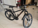 凤凰官方旗舰店山地自行车男女士变速单车青少年学生越野公路赛车途瑞 铝架【三刀/油碟刹】消光黑 26寸【适合160-185cm】 27速 实拍图