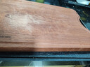 双枪乌金檀菜板 百年龄整木砧案板家用切菜食品抗菌防霉实木40*27*2.5 实拍图