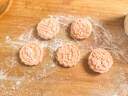 广意 中秋月饼模具冰皮绿豆糕4片装50g 宝宝辅食手压式觅花小兔GY7430 实拍图