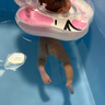 鲸保婴儿游泳圈 0-3个月脖圈 新生儿游泳圈宝宝洗澡颈圈K5012粉色中码 实拍图