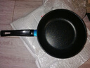 【亏本清仓】韩式麦饭石色不粘锅平底锅铁锅电磁炉不带盖 黑色小煎锅 16cm 实拍图
