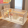 贝初众狗围栏室内宠物围栏狗笼子狗栅栏狗笼小中大型犬猫围栏狗笼折叠 120*60*60cm【适合中小型犬】 【6片】自由拼接组合围栏 加粗加密框架/无惧啃咬 实拍图
