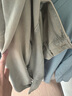 顶峰保罗（Dingfengbaoluo）美式高街牛仔裤男秋季休闲直筒百搭修身微喇长裤DFS09黄泥色3XL 实拍图