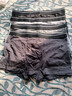 雅鹿4条装男士内裤男纯棉档抗菌宽松运动四角短裤头中腰大码平角裤衩 【黑色+深麻灰+炭灰+浅麻灰】 4条 2XL 【建议120-150斤】 实拍图