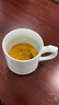 昌南茶杯 景德镇陶瓷雕刻茶水分离泡水杯带盖茶具办公室杯子 龙头兰花 实拍图