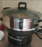 荣事达（Royalstar）电炒锅电蒸锅电煮锅山东锅家用不锈钢炖蒸煮不粘锅一体多功能蒸笼蒸包子RS-FG30单笼家电 实拍图