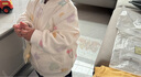 戴维贝拉（DAVE＆BELLA）春秋儿童外套男童秋装女童宝宝衣服童装男孩婴儿摇粒绒棒球服服装 花果密语【DB396-BB】 90 cm（建议身高80-90cm） 实拍图