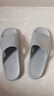 回力静音男士室内户外穿厚底防滑速干洗澡凉拖鞋HL3A23灰色46-47码 实拍图