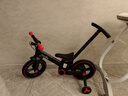 Nadle纳豆儿童自行车3一6岁宝宝二合一平衡车1-3岁小孩脚踏童车男女童 高贵红推杆款 12寸（建议身高105cm以下购买） 实拍图