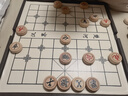 紫湖中国象棋加厚榉木套装实木便携式棋盘家用50号雕花象棋玩具送长辈 实拍图