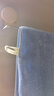 全棉时代毛巾纯棉不易掉毛加大加厚方巾抗菌柔软强吸水 冰川蓝32*70cm 实拍图