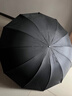 加固折叠雨伞手动结实耐用黑胶晴雨伞两用遮阳防晒学生雨伞 黑色-超大号130cm黑胶防晒款 12骨 实拍图