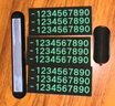 绿联挪车电话牌汽车临时停车双号码牌大数字移车牌电话号码牌 【磁吸翻转】配10组数字贴 实拍图