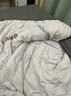 南极人（Nanjiren） 床上四件套+被子被芯+枕芯磨毛床单被套单双人宿舍被罩家用套件  梦-时尚灰 1.8米床四件套【被套1.8*2.2米】 实拍图