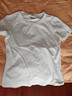 MJ STYLE白色正肩合身短袖T恤女2025年夏秋季修身显瘦亲肤内搭打底衫上衣 实拍图