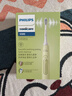 飞利浦（PHILIPS）【肖战推荐】电动牙刷钻石3系 生日礼物 情侣款送男生女友 微泡水流HX5161/05抹茶绿 国家补贴 实拍图