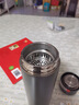 富光车载一键开盖保温杯 316L不锈钢泡茶杯子 保冷杯商务水杯男女士 实拍图