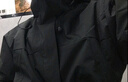 棉致冲锋衣男女三合一秋冬户外运动抓绒夹克外套男装 黑色 XL 实拍图