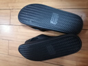 洁丽雅防臭拖鞋男士夏季2025新款居家室内浴室洗澡eva家用防滑凉拖鞋女 黑色 【无甲醛致癌物】 44-45 【适合43-44码】 实拍图