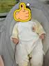 贝瑞加（Babyprints）婴儿连体衣秋冬男女宝宝保暖衣服夹棉加厚满月服柔软爬服 黄熊66 实拍图