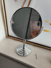 呈爱高清台式化妆镜不锈钢3倍放大手柄镜手拿便携折叠壁挂镜美容镜子 不锈钢8寸圆形罗马柱 实拍图