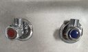 科勒（KOHLER）角阀铜材4分三角阀马桶洗脸盆热水器冷热水通用止水阀开关25461T 25461T角阀 2只装带冷热水标识 实拍图