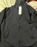 优衣库女装防风拉链连帽外套/内里摇粒绒户外防水472150 09 黑色 XL /165/92A 实拍图
