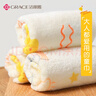 洁丽雅（Grace）A类纯棉洗脸可爱家用卡通儿童小毛巾宝宝柔软吸水婴儿童面巾 4条 实拍图