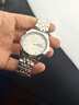 爱琴鸟瑞士认证手表男士石英表 情侣一对表防水商务名表 送情人节礼物 银壳灰面-男款 实拍图