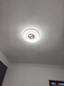 索亚达卧室灯吸顶灯现代简约led主卧灯2025年新款网红水晶书房房间灯具 海豚款直径46cm48瓦 三色变光 实拍图