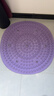 SMOOKY指压板脚底按摩脚垫穴位疏通脚心指压板仿鹅卵石圆形垫慢跑 优雅紫【圆形直径约55cm】 实拍图