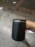 304不锈钢马克杯燕麦牛奶杯子宿舍家用带盖吸管水杯 304内胆【黑色款】 单个杯子 实拍图